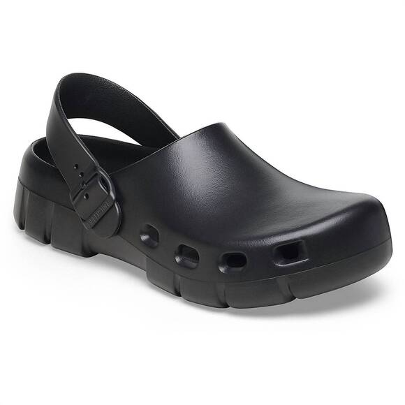 NEW BIRKENSTOCK men\'s birki flow clog in black